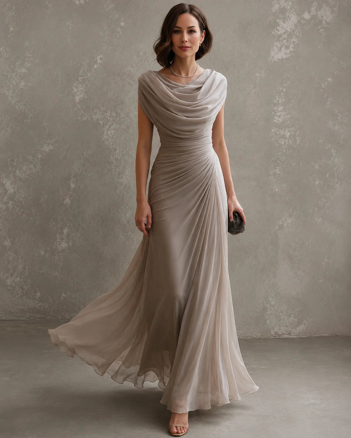 Jilliann | Draped Maxi Dress