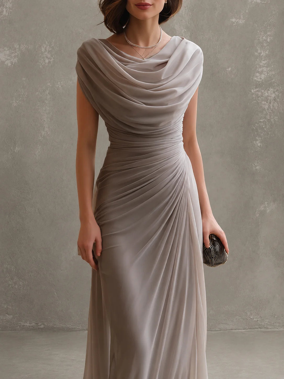 Jilliann | Draped Maxi Dress