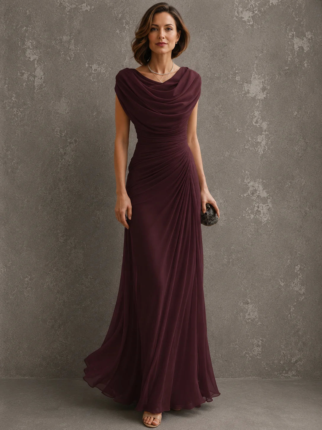 Jilliann | Draped Maxi Dress