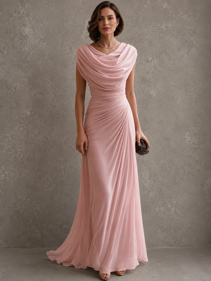 Jilliann | Draped Maxi Dress